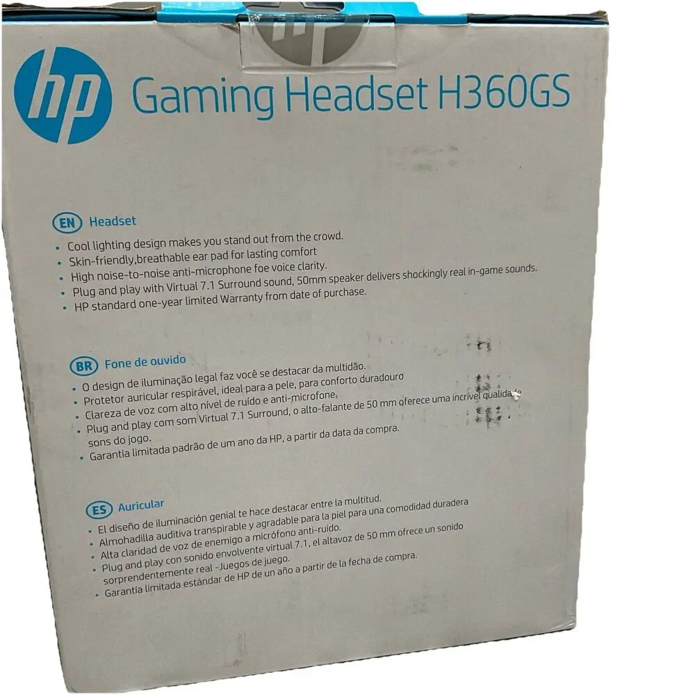 HP H360GS Over-the-Ear Headphones with with Noise Cancelling Microphone - Black